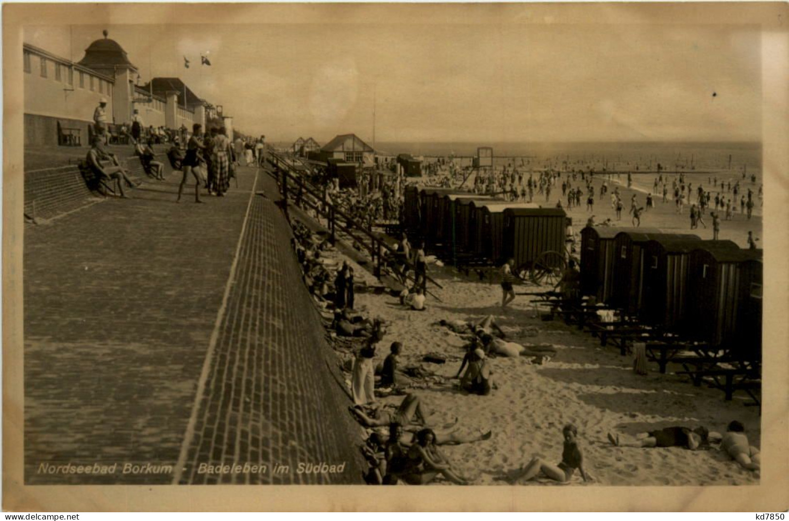 Nordseebad Borkum, Badeleben Im Südbad - Borkum