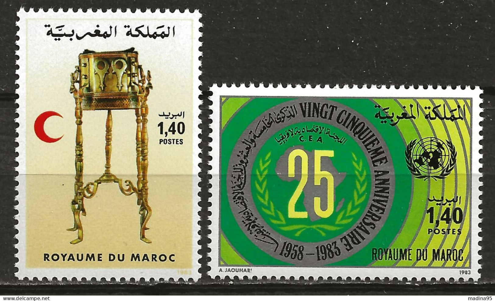 MAROC: **, N° YT 945 Et 946, TB - Marocco (1956-...)