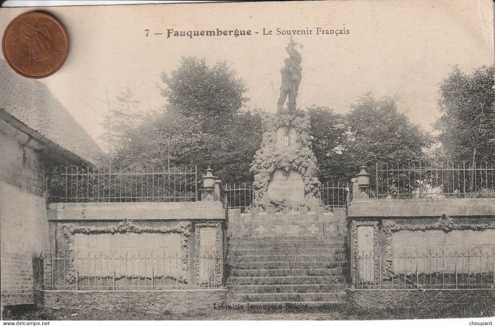 62 -  Carte Postale Ancienne De  Fauquembergue   Le Souvenir Français - Fauquembergues