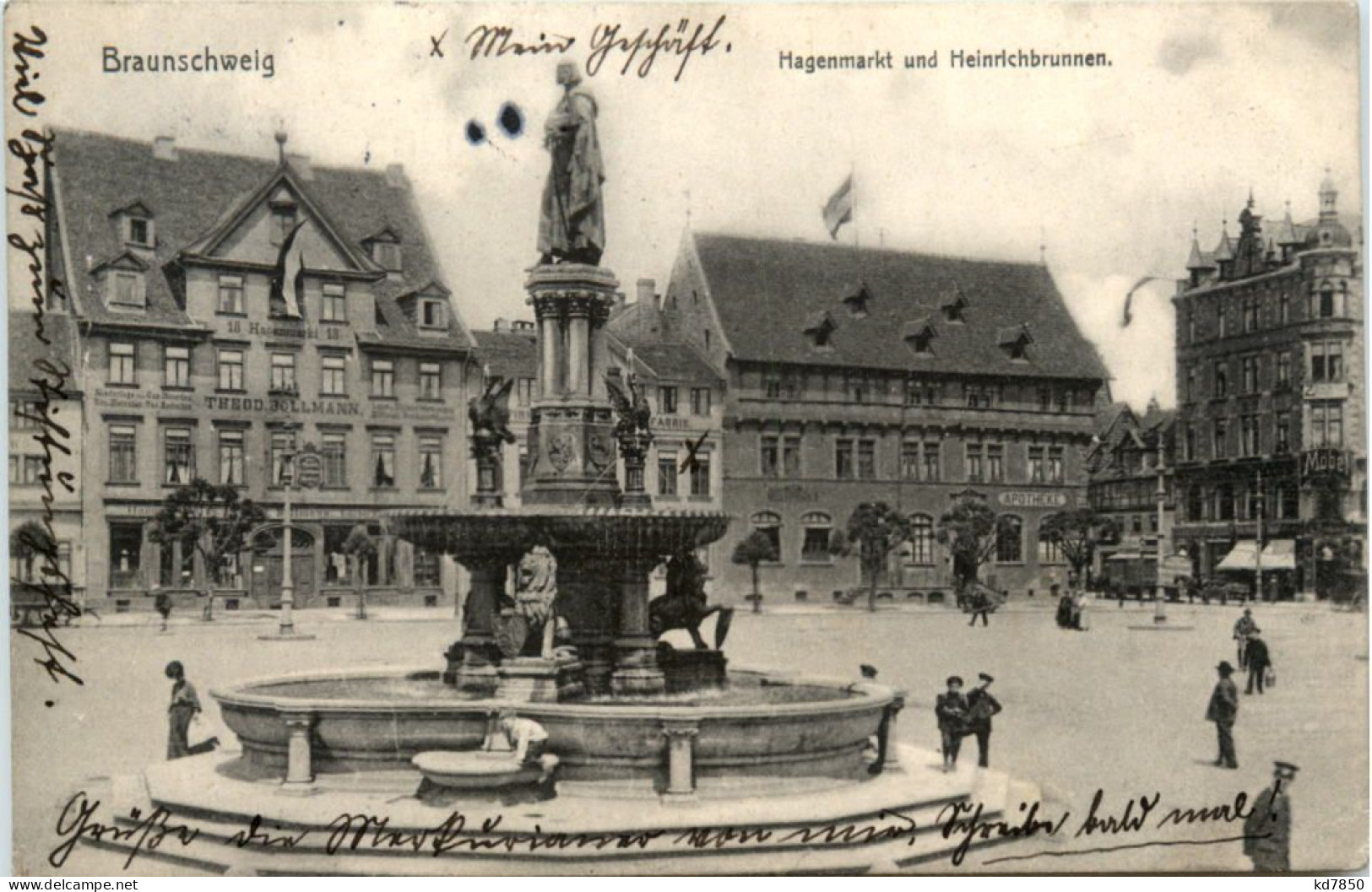 Braunschweig, Hagenmarkt Und Heinrichbrunnen - Braunschweig