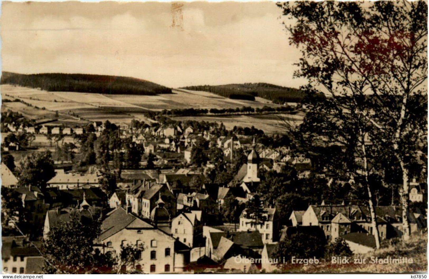 Olbernhau, Blick Zur Stadtmitte - Goslar