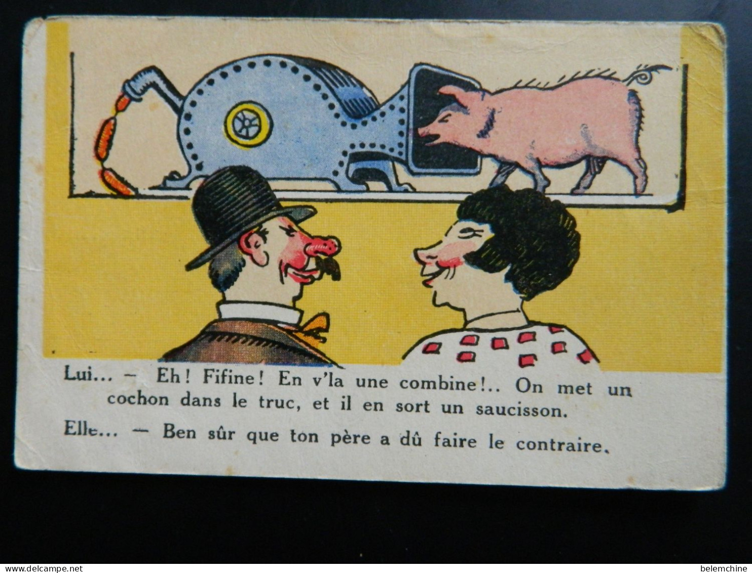 EH! FIFINE ! ...              ON MET UN COCHON DANS LE TRUC, IL EN SORT UN SAUCISSON - Humor