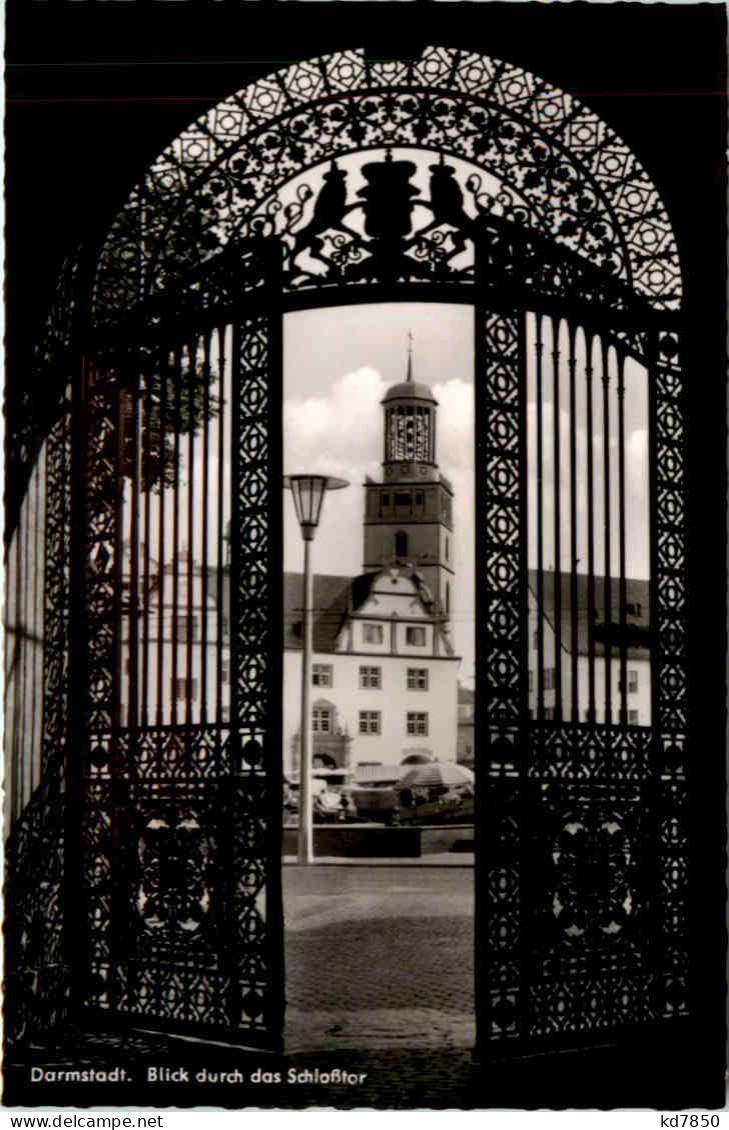 Darmstadt, Blick Durch Das Schlosstor - Darmstadt