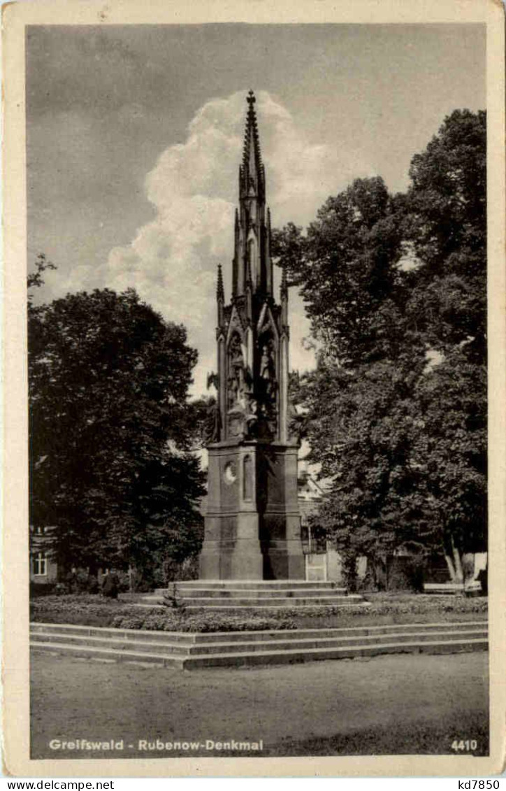 Greifswald, Rubenow-Denkmal - Greifswald