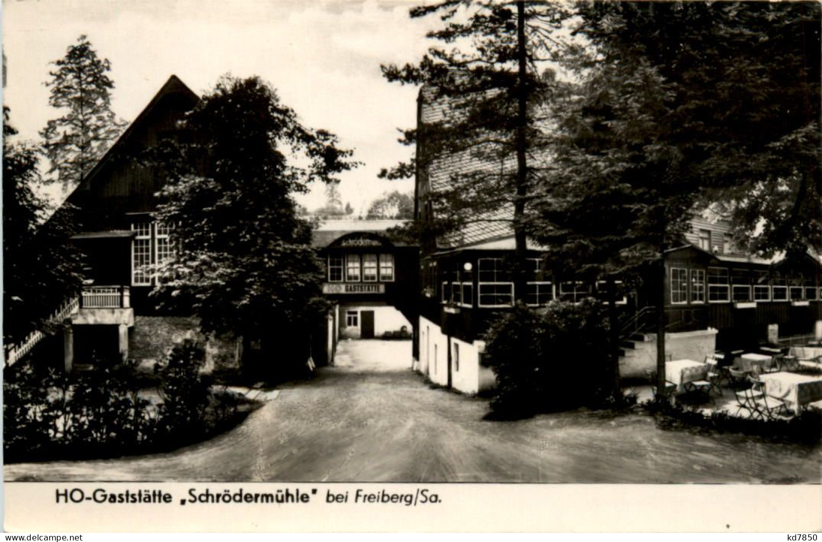 Freiberg, HO-Gaststätte Schrödermühle - Freiberg (Sachsen)