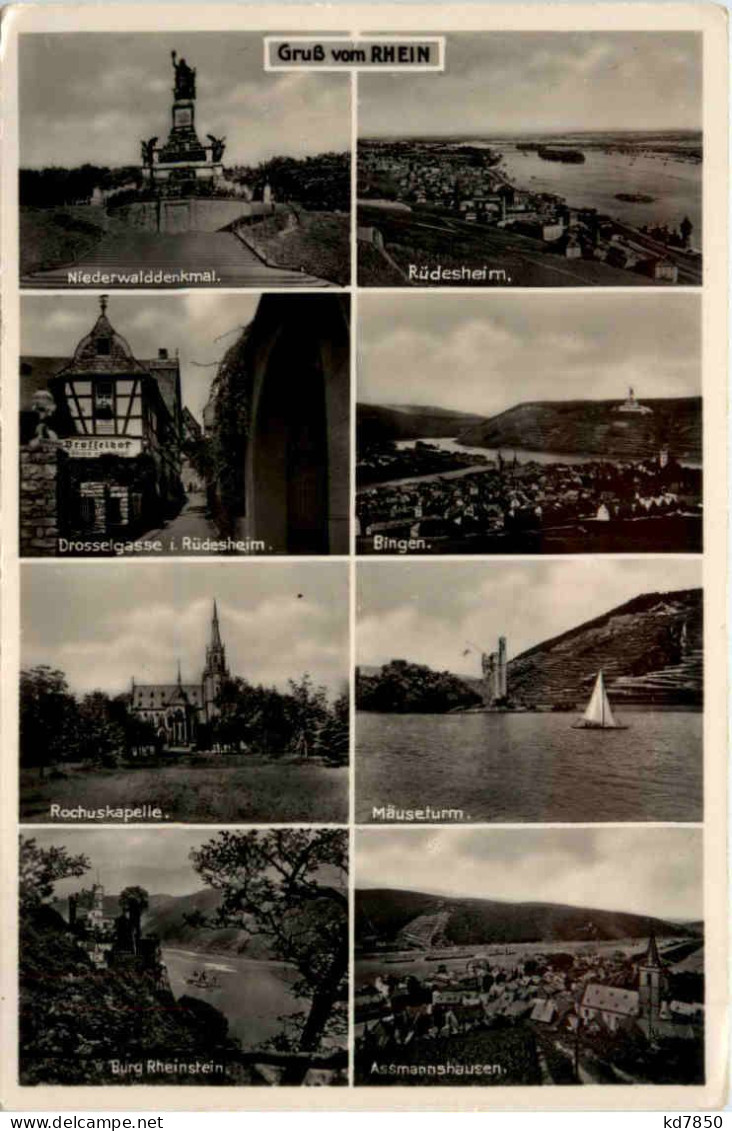 Gruss Vom Rhein, Div.Bilder Rüdesheim - Rüdesheim A. Rh.