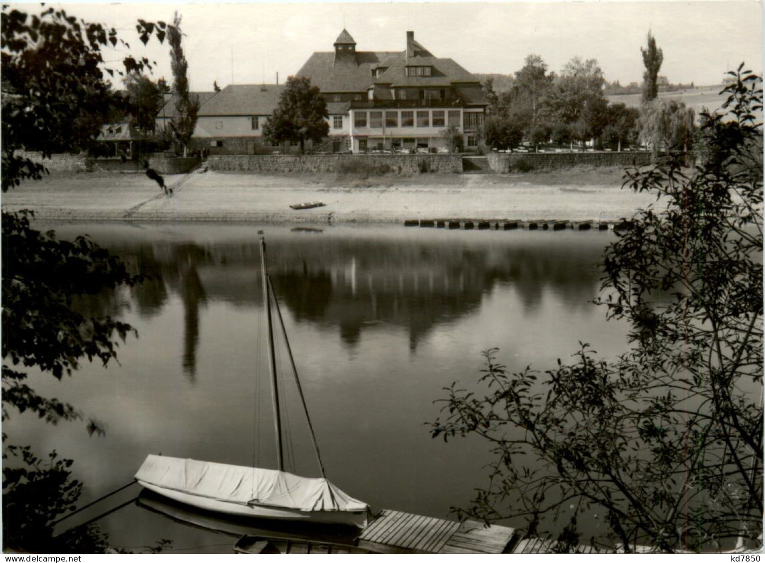 Talsperre Malter Bei Dippoldiswalde, Blick Zur HOG Haus Seeblick - Dippoldiswalde