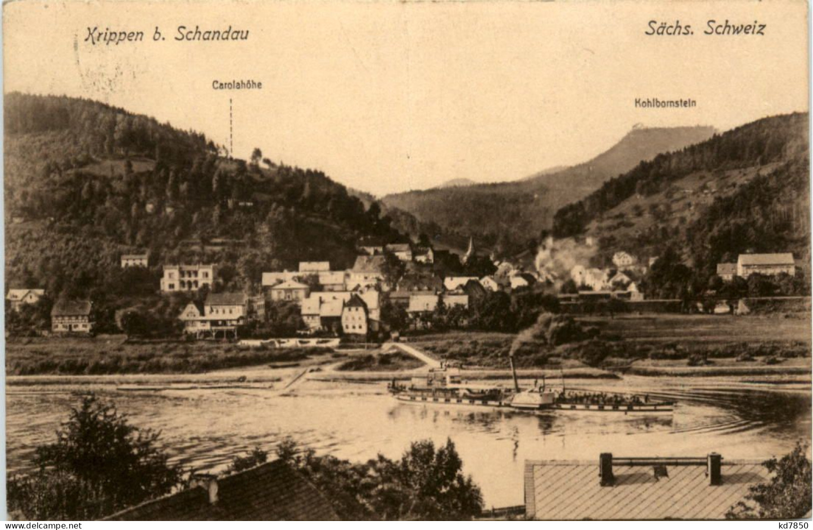 Sächs. Schweiz, Krippen Bei Schandau - Bad Schandau