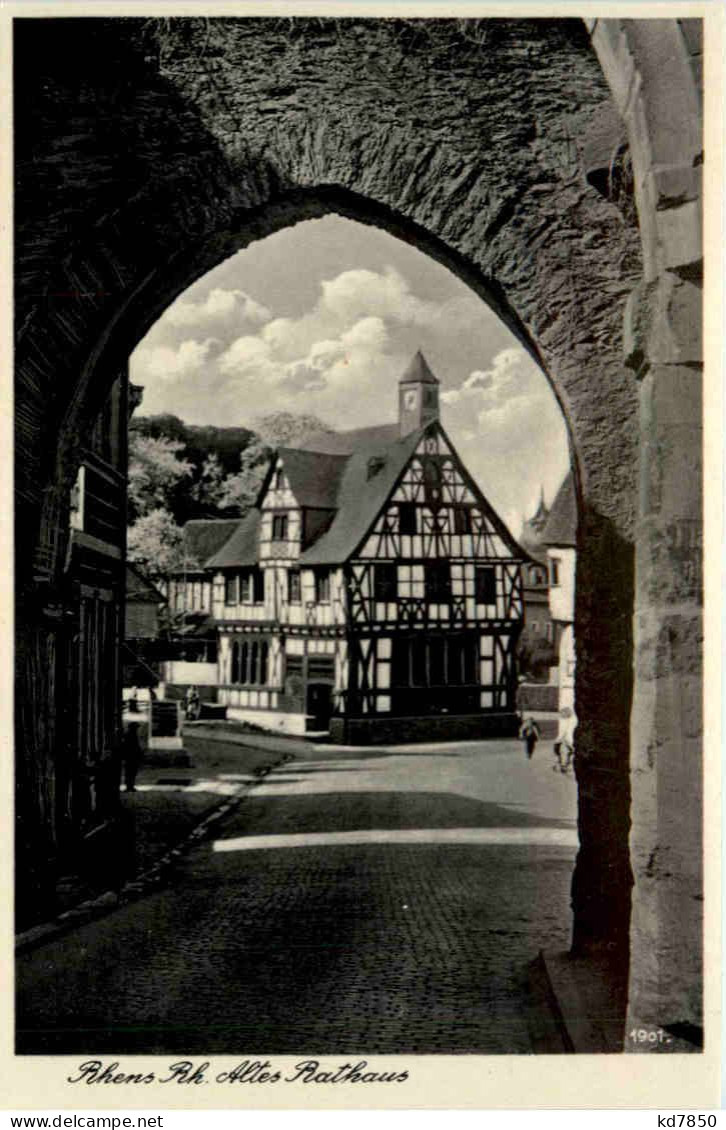 Rhens, Altes Rathaus - Mayen