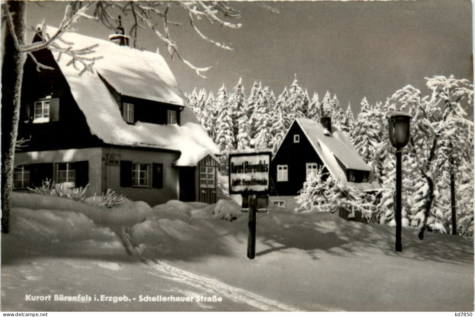 Kurort Bärenfels, Schellerhauer Strasse - Altenberg