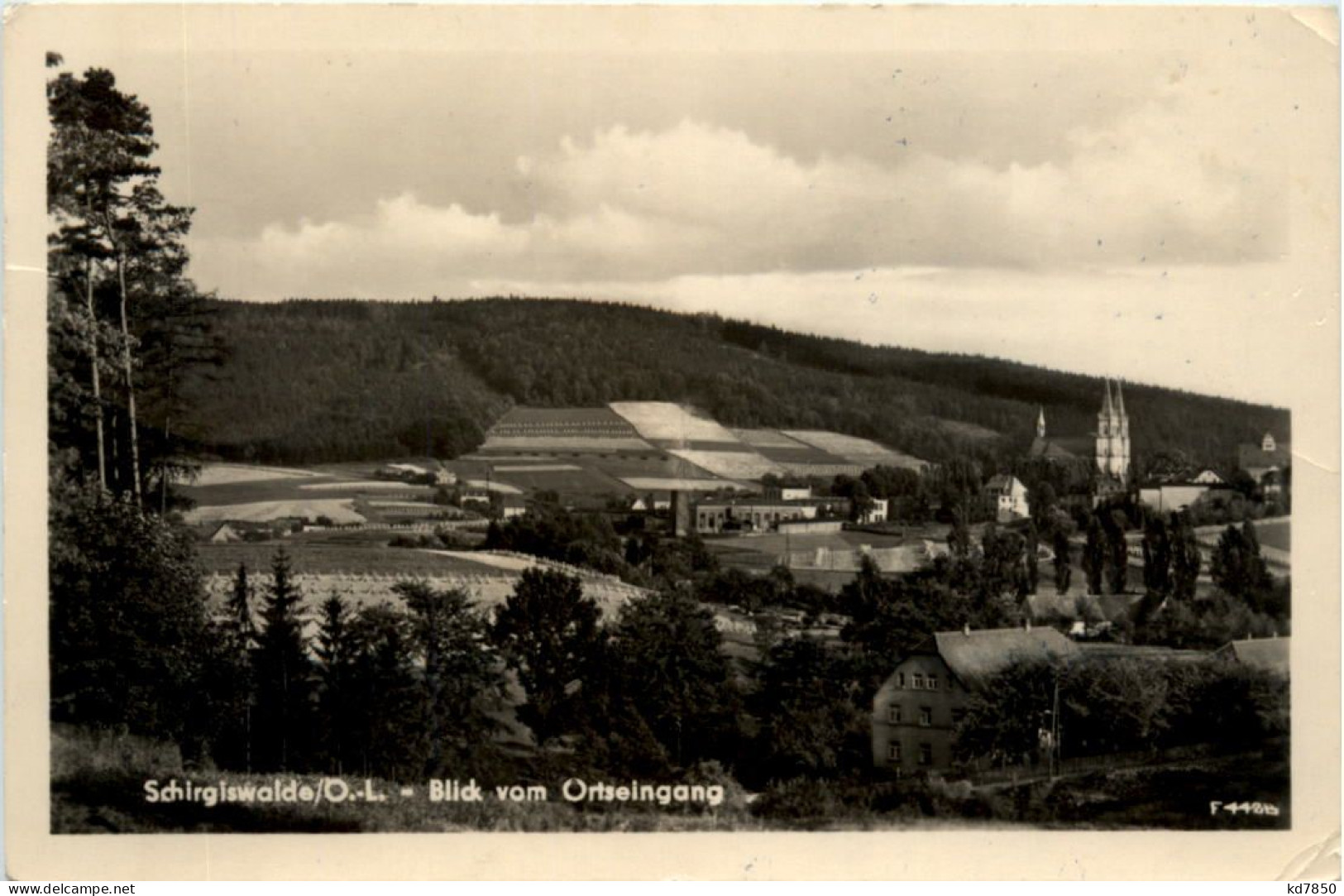 Schirgiswalde OL., Blick Vom Ortseingang - Bautzen