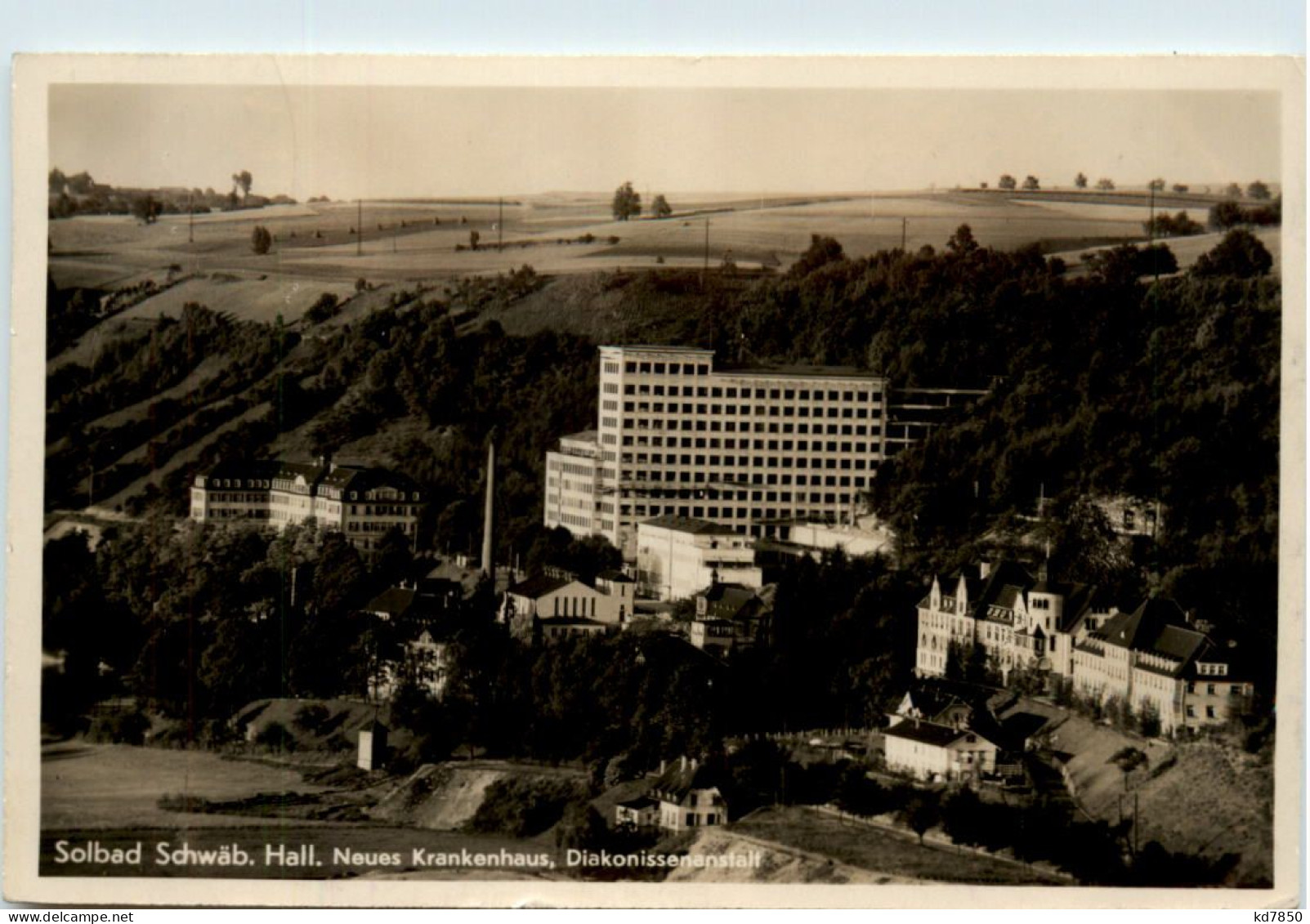 Schwäbisch Hall, Solbad, Neues Krankenhaus - Schwäbisch Hall