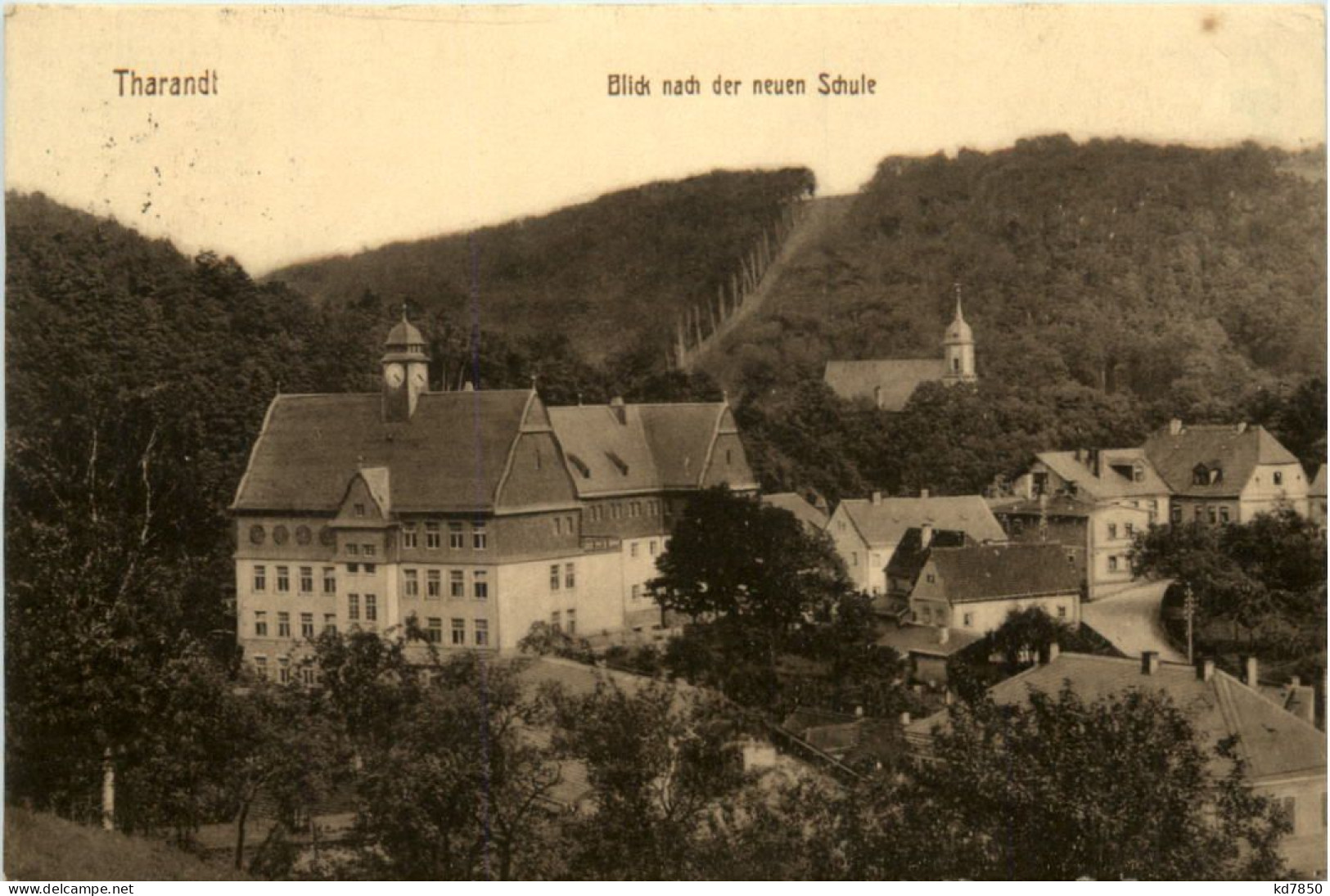 Tharandt, Blick Nach Der Neuen Schule - Tharandt