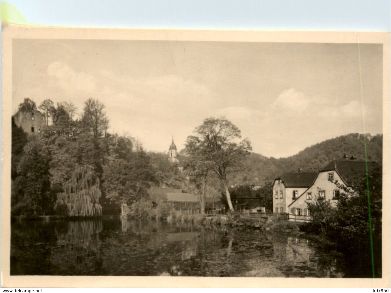 Tharandt, Schlossteich Mit Blick Zur Ruine - Tharandt