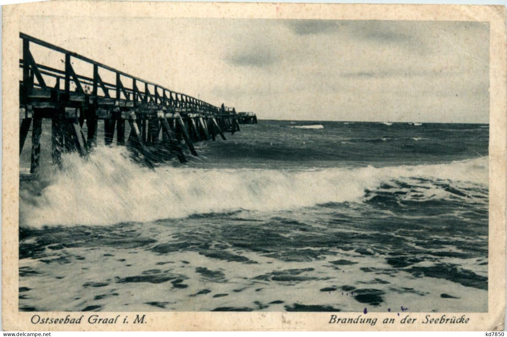 Seebad Graal, Brandung An Der Seebrücke - Graal-Müritz