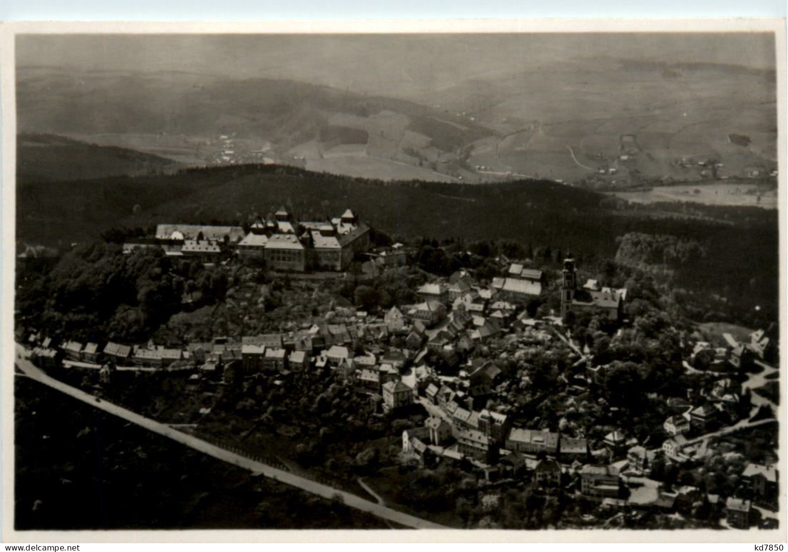 Augustusburg Im Erzgebirge, Flugzeugaufnahme - Augustusburg