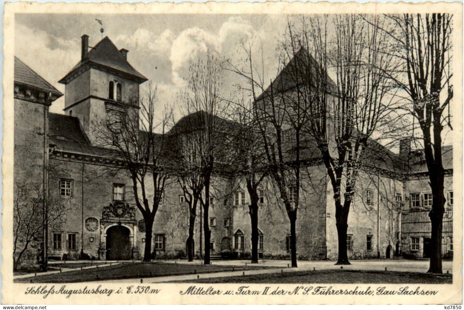 Augustusburg Im Erzgeb., Schloss, Mitteltor U. Turm - Augustusburg