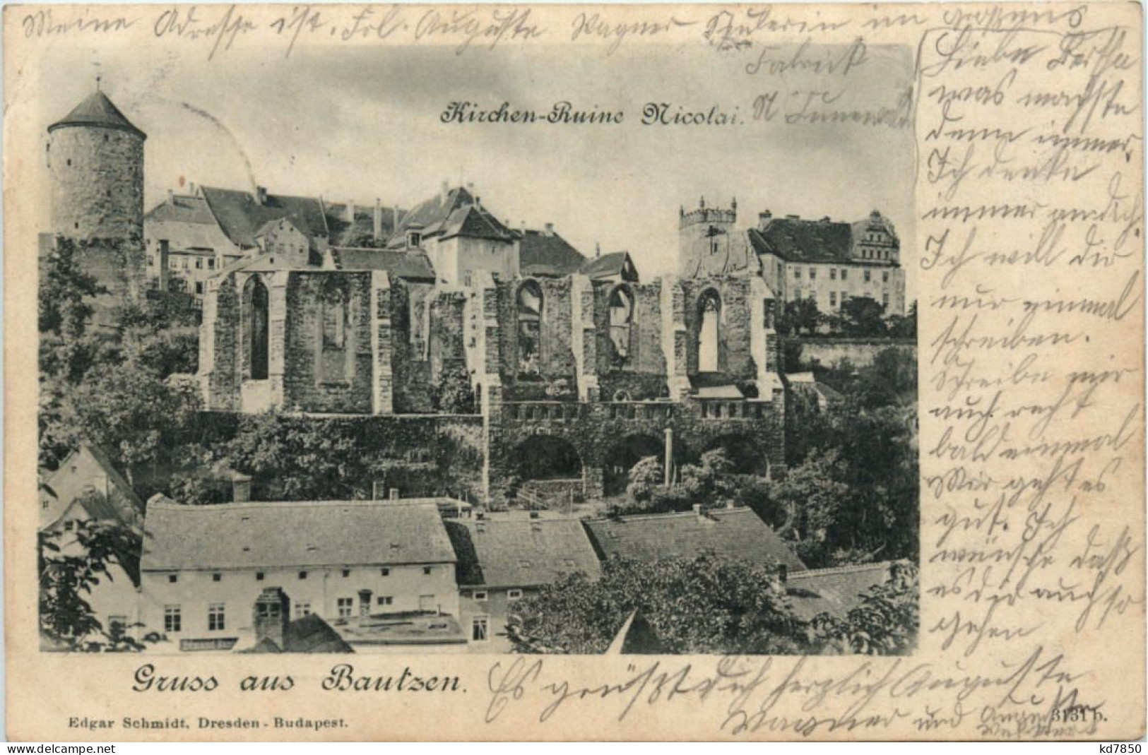 Bautzen, Kirchen-Ruine Nicolai - Bautzen