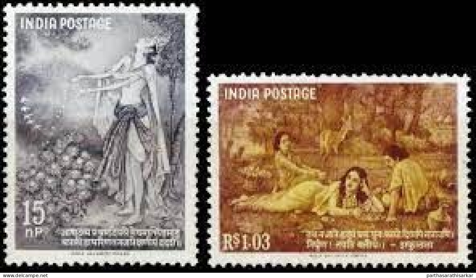 INDIA 1960 KALIDASA (POET) COMMEMORATION COMPLETE SET MNH RARE - Nuovi