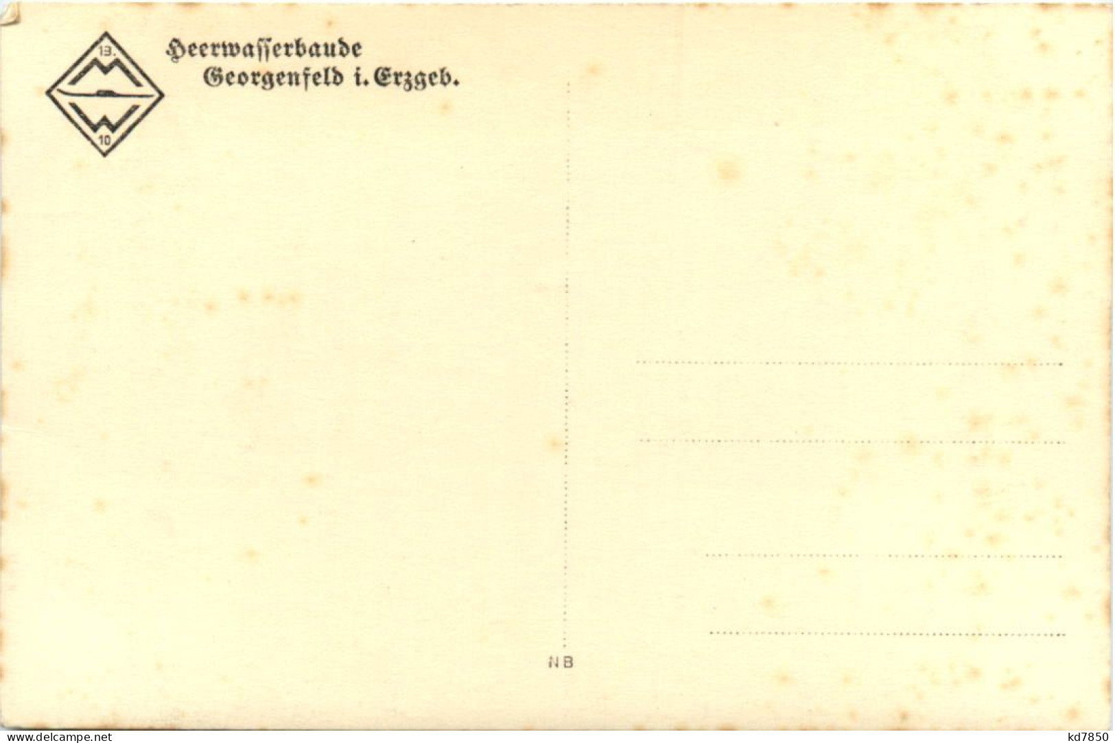 Georgenfeld I. Erzgeb., Heerwasserbaude - Altenberg