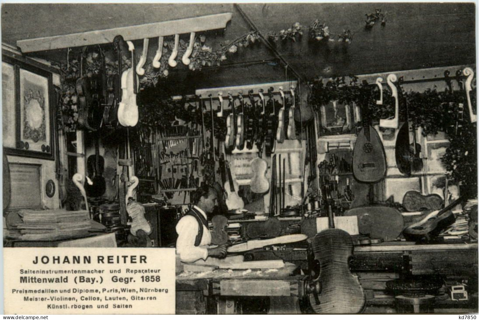 Mittenwald, Johann Reiter, Saiteninstrumentenmacher - Mittenwald