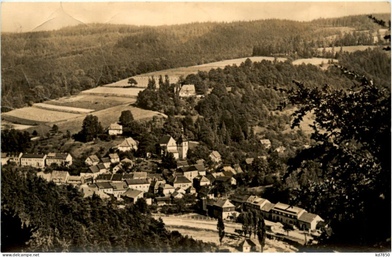 Bad Gottleuba, Blick Zum Helleberg - Bad Gottleuba-Berggiesshuebel