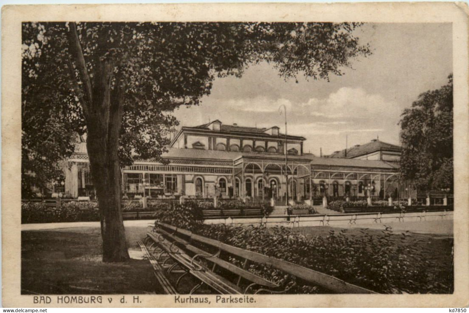 Bad Homburg, Kurhaus, Parkseite - Bad Homburg