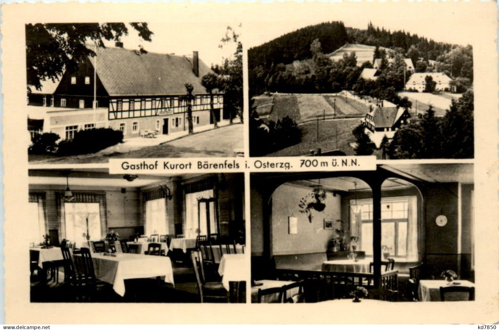 Kurort Bärenfels, Gasthof, Div. Bilder - Altenberg