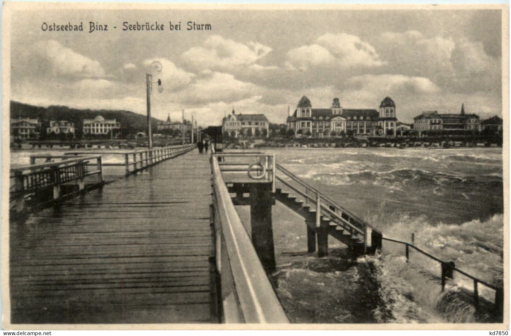 Binz/Rügen, Seebrücke Bei Sturm - Rügen