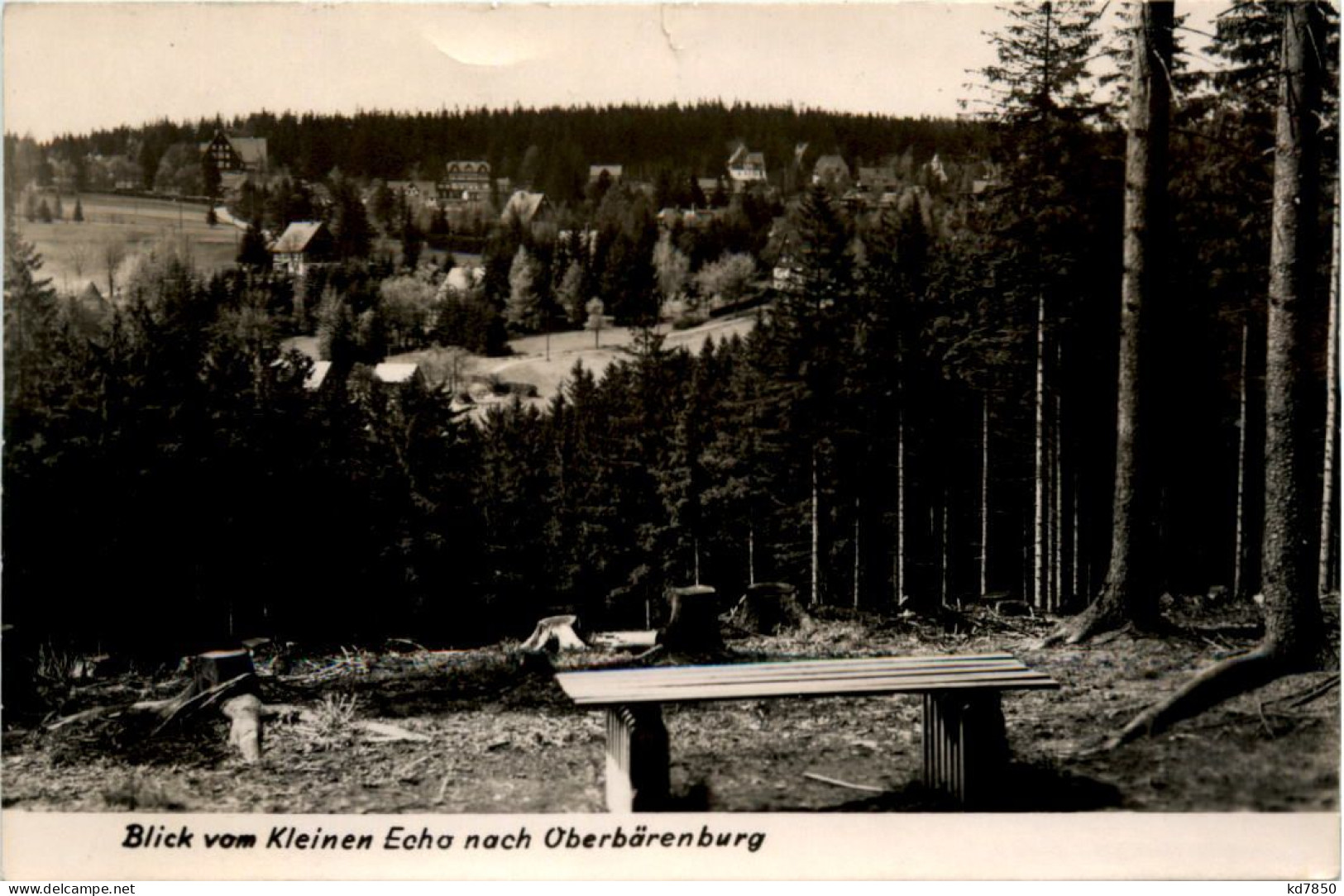 Blick Vom Kleinen Echo Nach Oberbärenburg - Altenberg