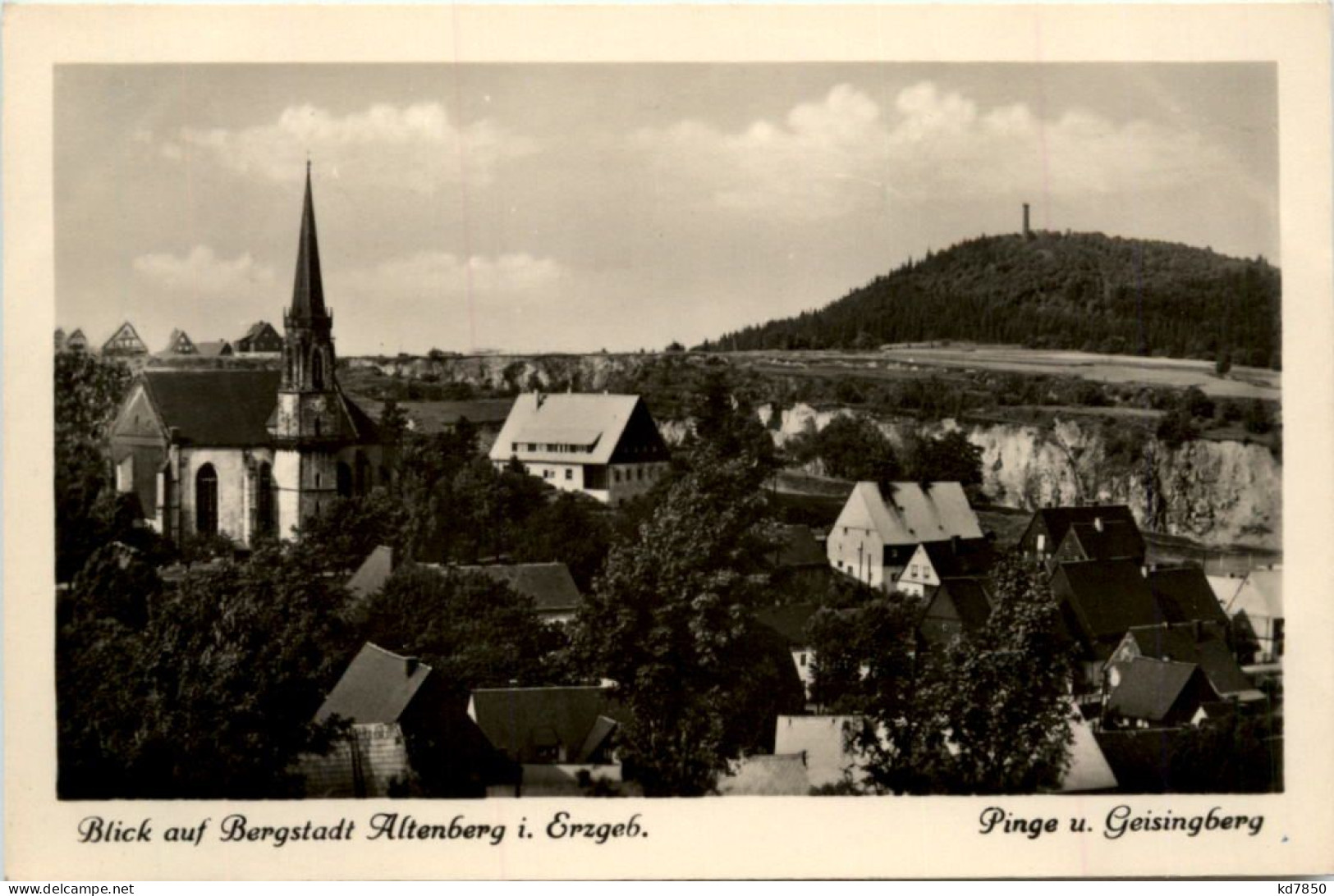 Altenberg I. Erzgeb., Pinge Und Geisingberg - Altenberg