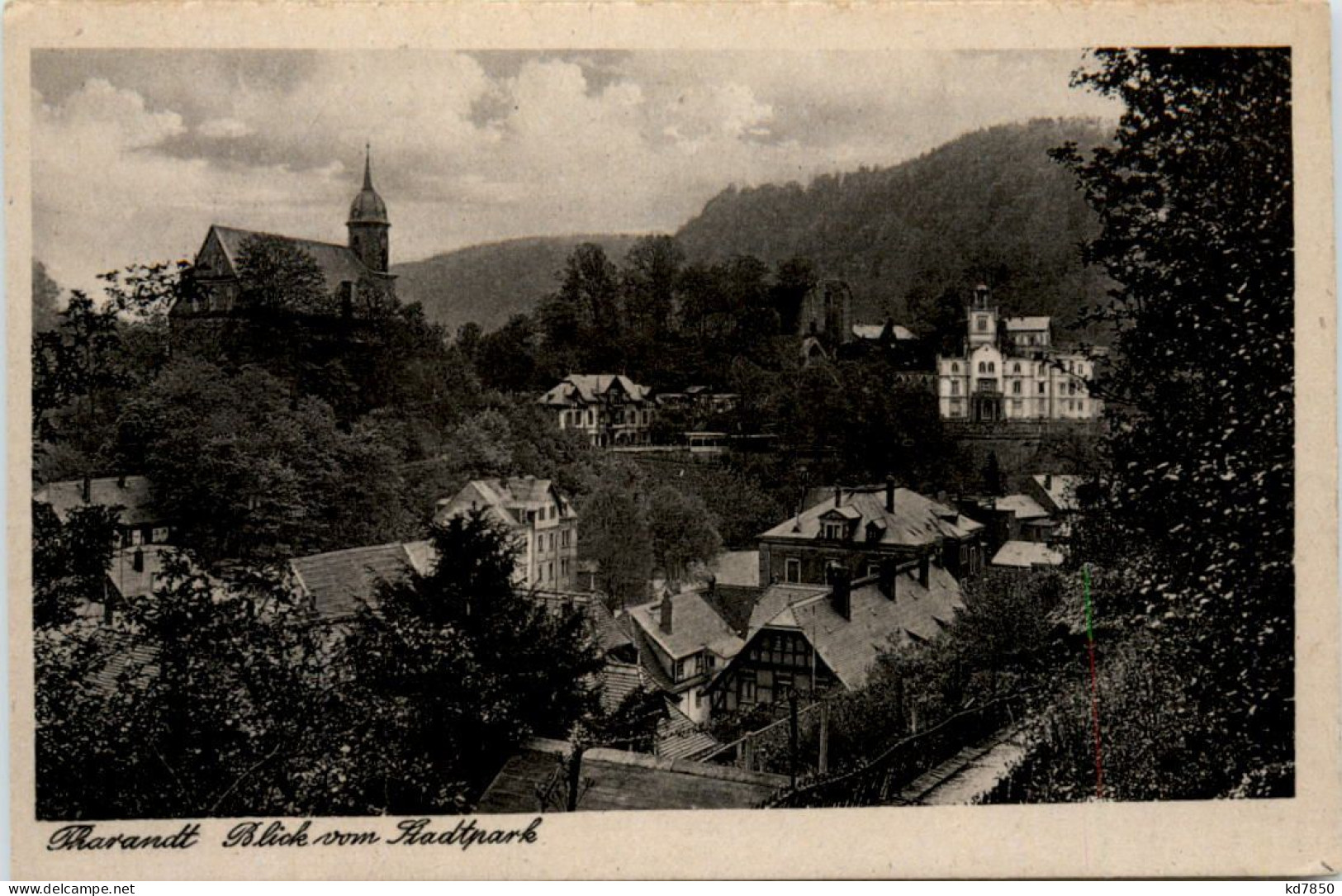 Tharandt, Blick Zum Stadtpark - Tharandt