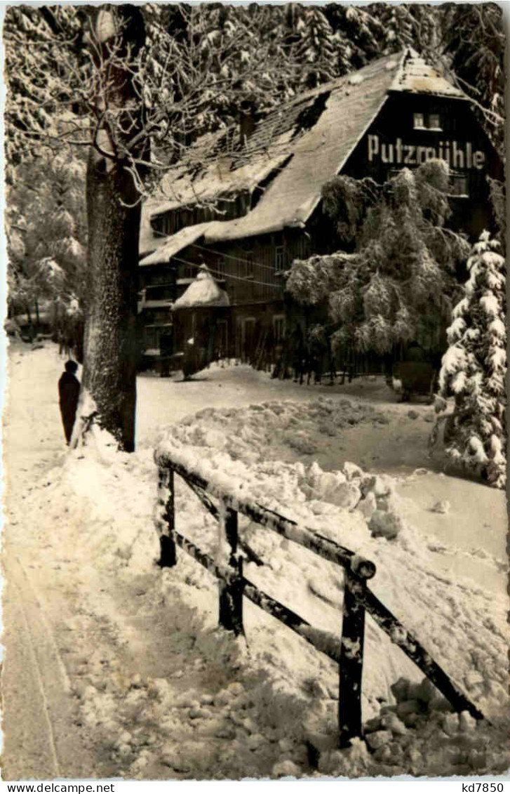 Oberpöbel B. Kurort Bärenfels, Gaststätte Putzmühle - Altenberg