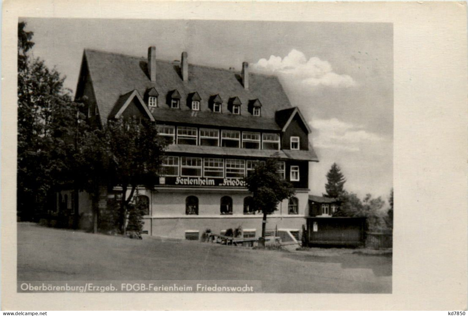 Kurort Oberbärenburg, FDGB-Ferienheim Friedenswacht - Altenberg