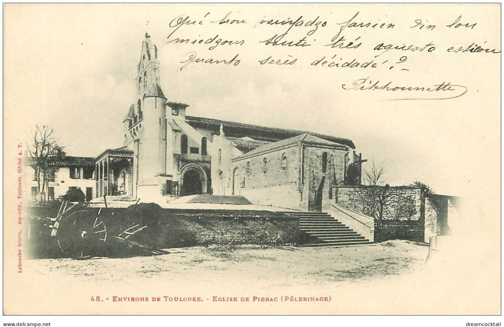 31 EGLISE DE PIBRAC Vers 1900 - Pibrac