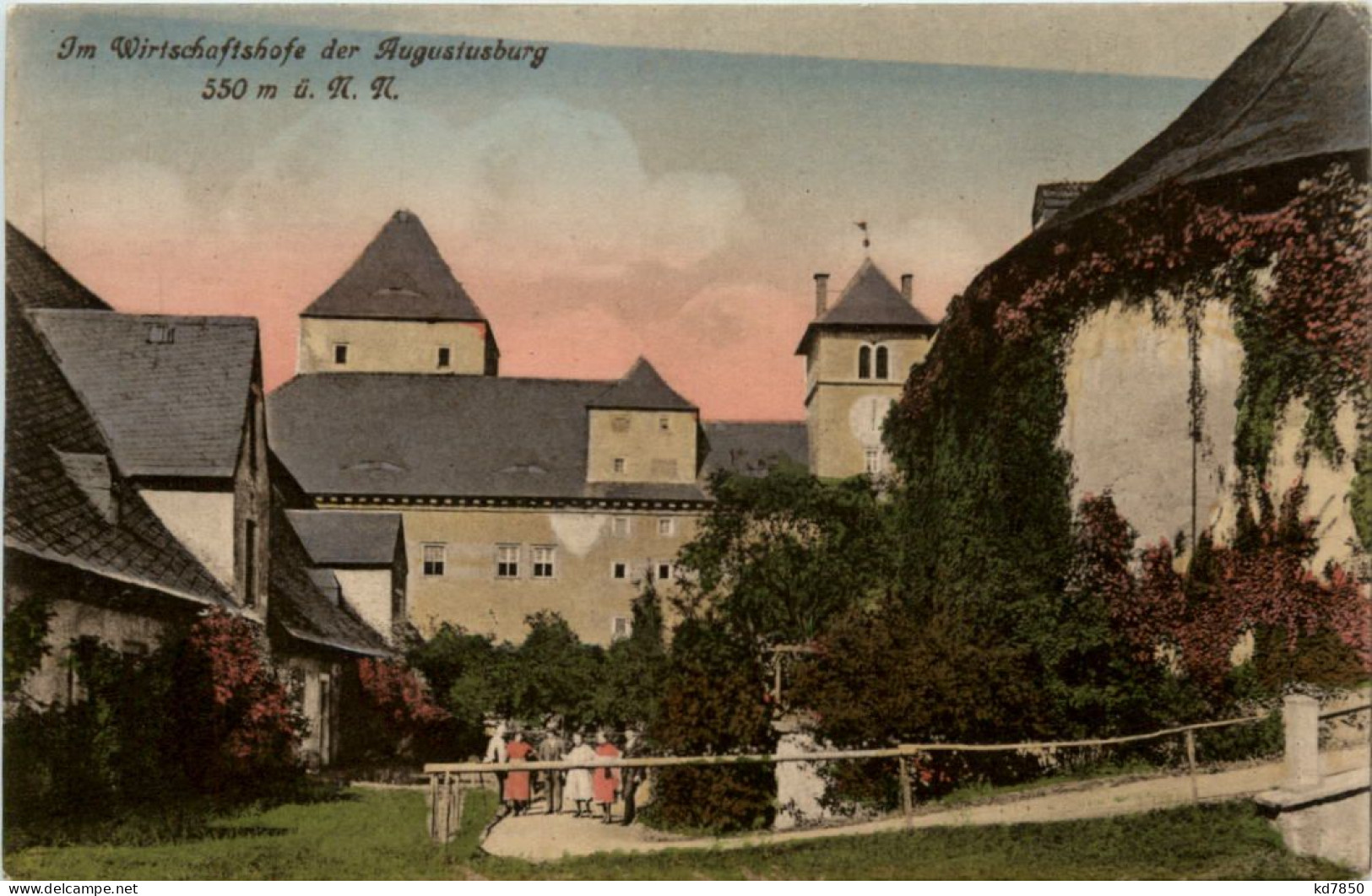 Augustusburg Im Erzgeb., Schloss, Im Wirtschaftshofe - Augustusburg