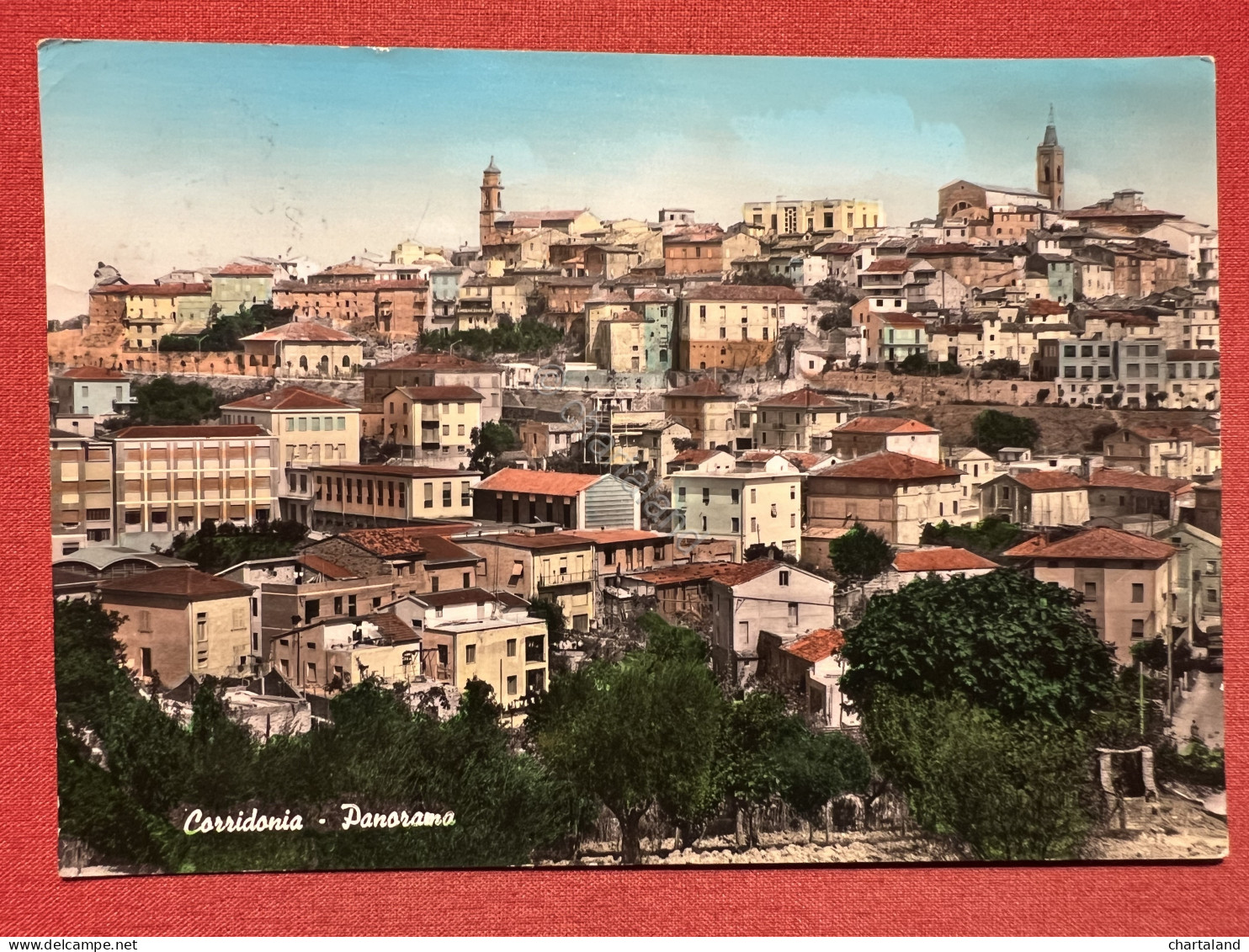 Cartolina - Corridonia ( Macerata ) - Panorama - 1969 - Macerata