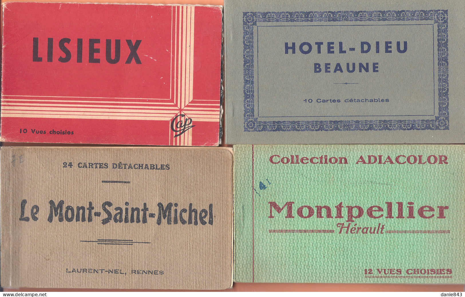 Lot De 80 Carnets CPA Et CPSM + 2 Doc Divers, Villes & Sites De France + De 1000 Cartes - Tous Les Carnets Sont Visibles - 500 Karten Min.