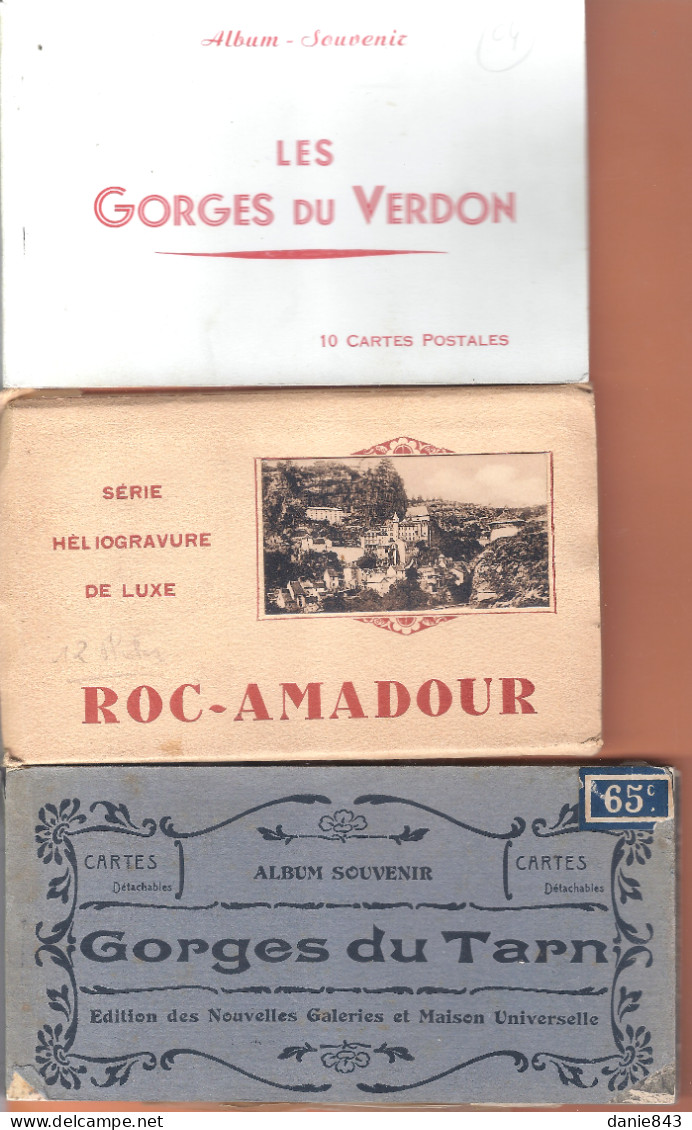 Lot de 80 carnets CPA et CPSM + 2 doc divers, Villes & sites de France + de 1000 cartes - Tous les carnets sont visibles