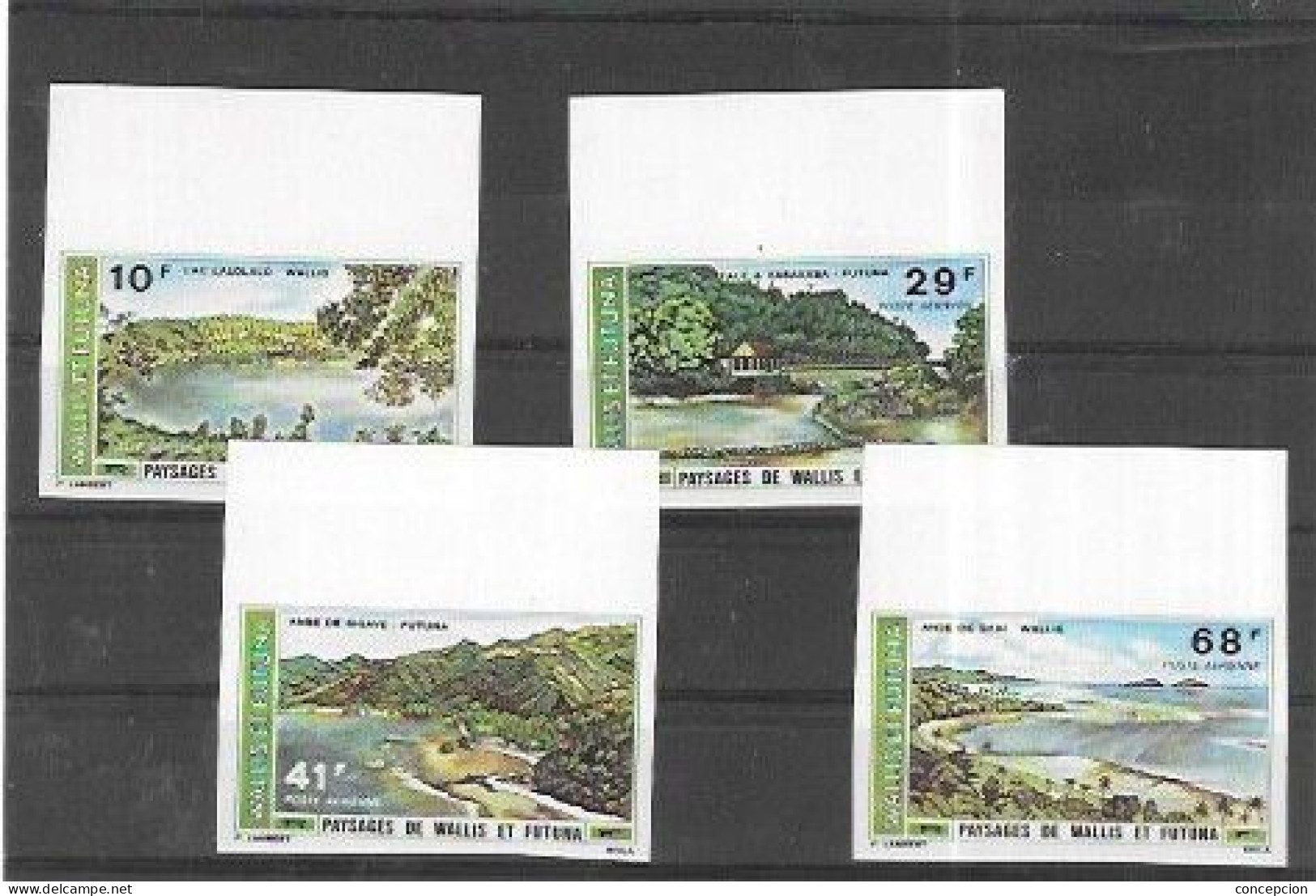 WALLIS Y FUTUNA Nº AE 67 AL 70 SIN DENTAR - Imperforates, Proofs & Errors