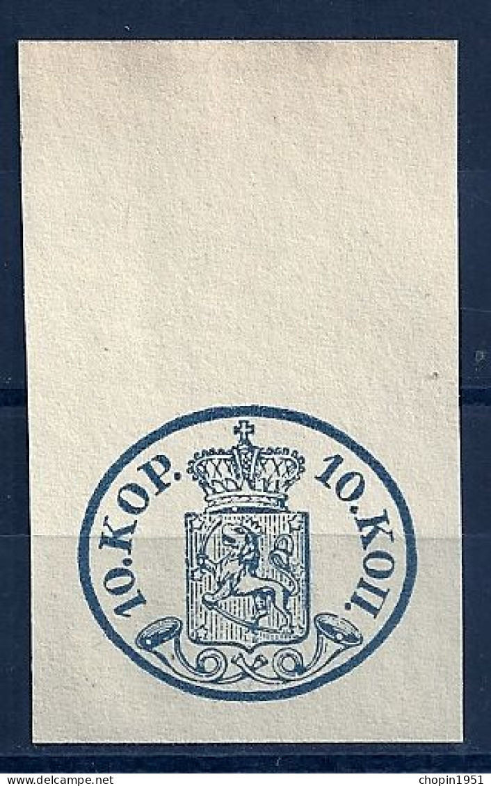 FINLANDE N° 1 10 K BLEU - REPRODUCTION - Unused Stamps