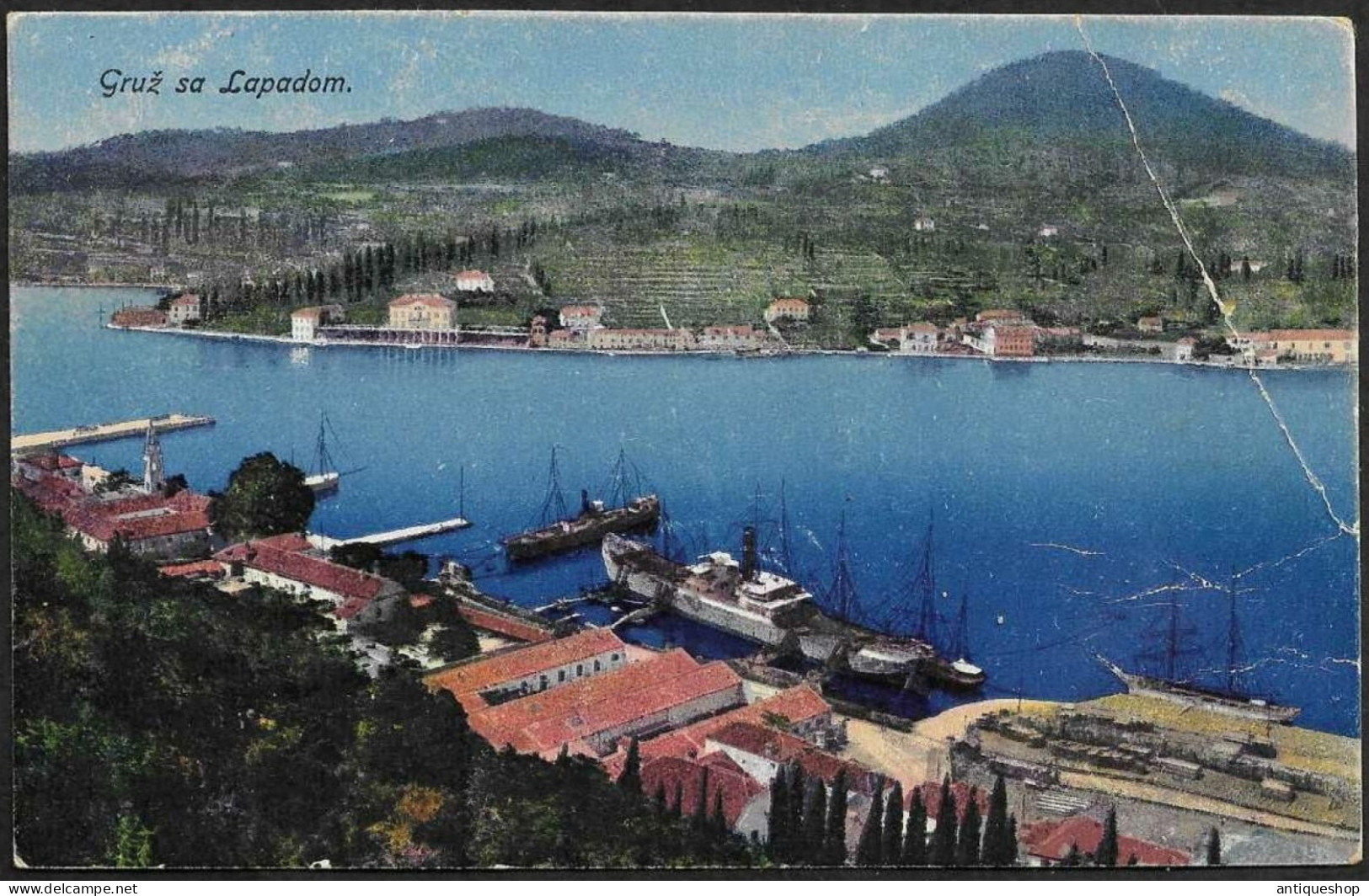 Croatia-----Gruz (Gravosa)(Lapad)-----old Postcard - Croatie