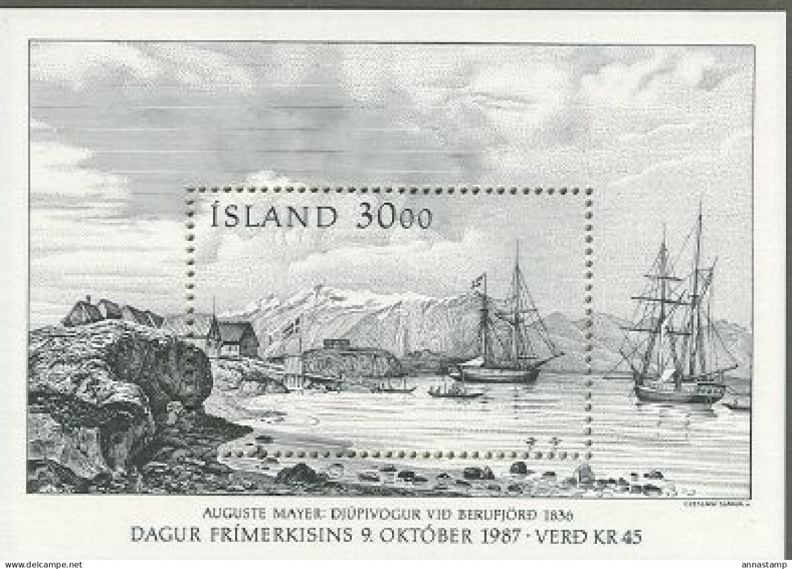 Iceland MNH SS - Journée Du Timbre