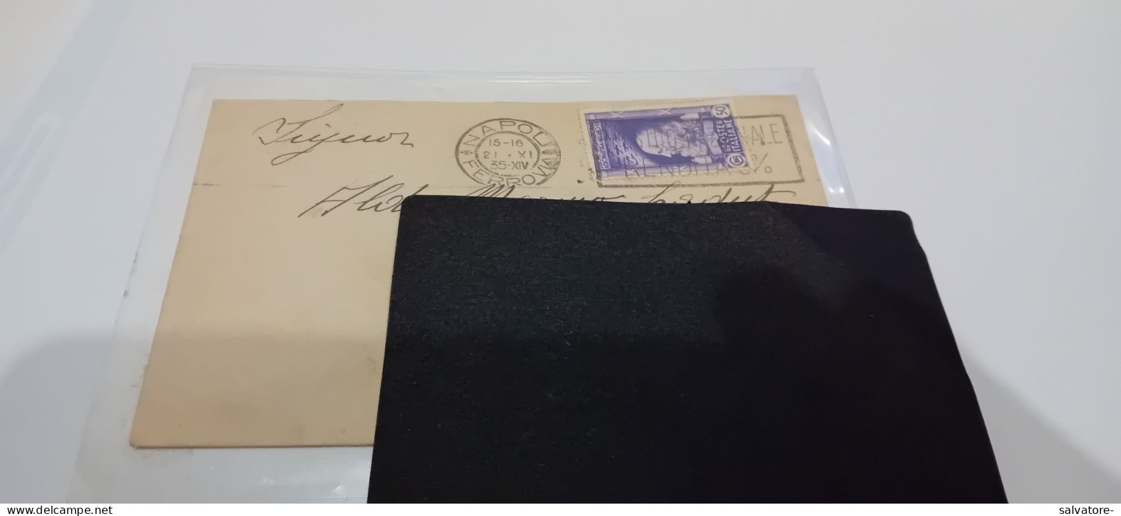 LETTERA VIAGGIATA 1935 CON ANNULLO POSTALE PUBBLICITARIO PRESTITO NAZIONALE RENDITA - Pubblicitari