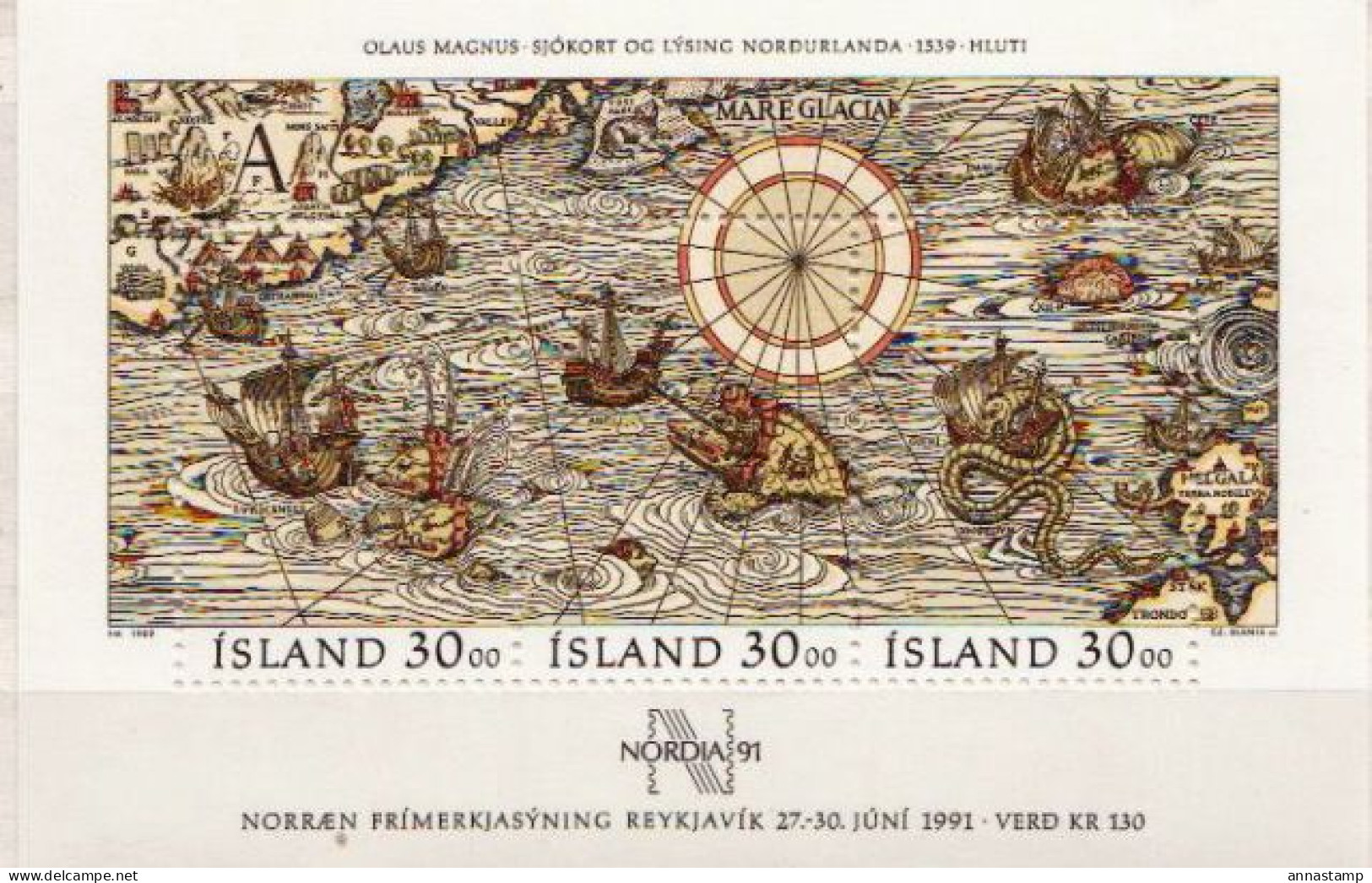 Iceland MNH SS - Journée Du Timbre