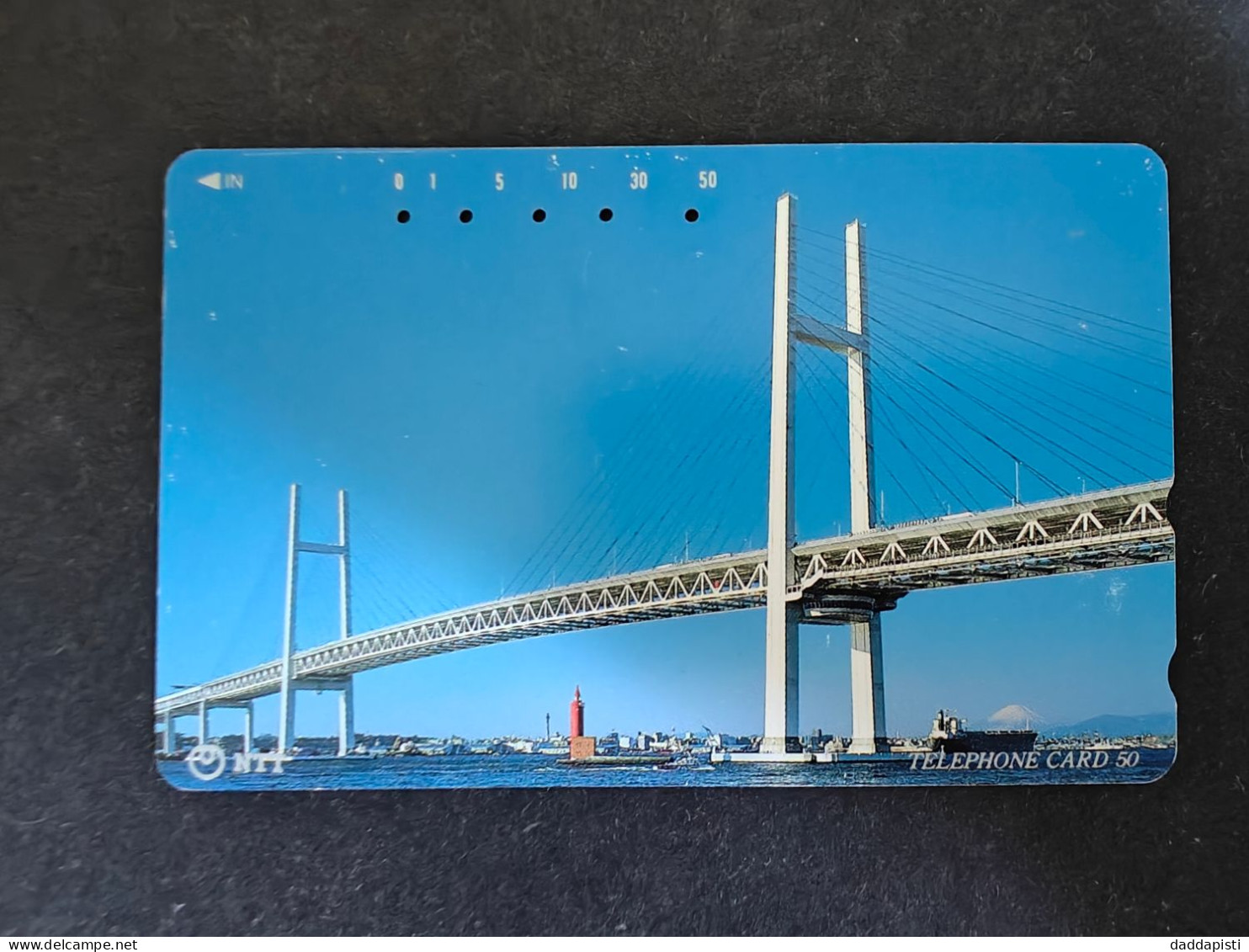[J1] NTT Japanese Phone Card - Yokohama Bridge (Around 90s) - Andere & Zonder Classificatie