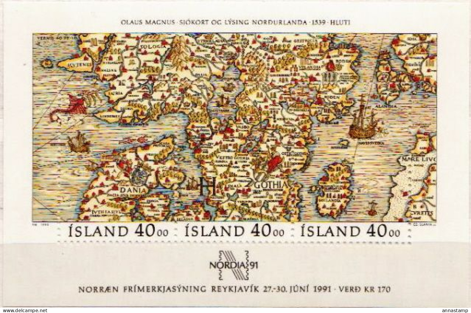 Iceland MNH SS - Journée Du Timbre
