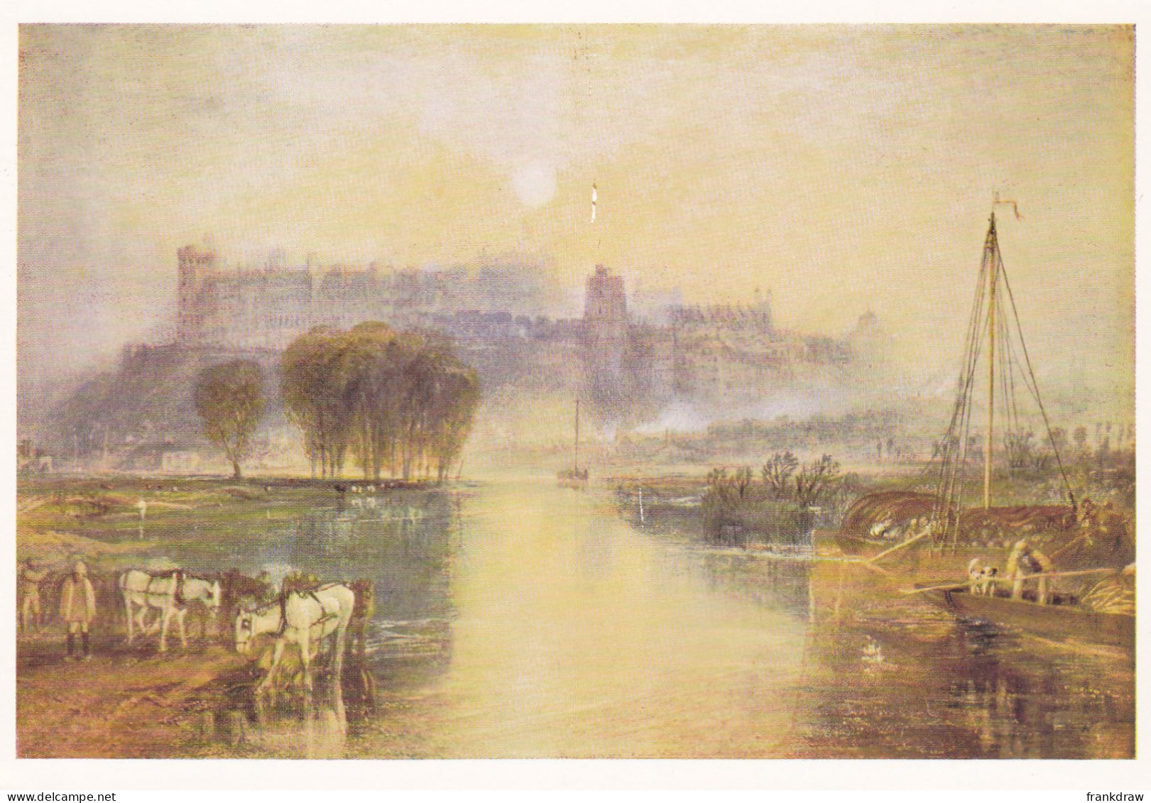 Postcard - Art - J M W Turner (1775-1851) - Windsor Castle (c1820, Watercolour) - Card No. BM/C/PD/106 - VG - Non Classificati