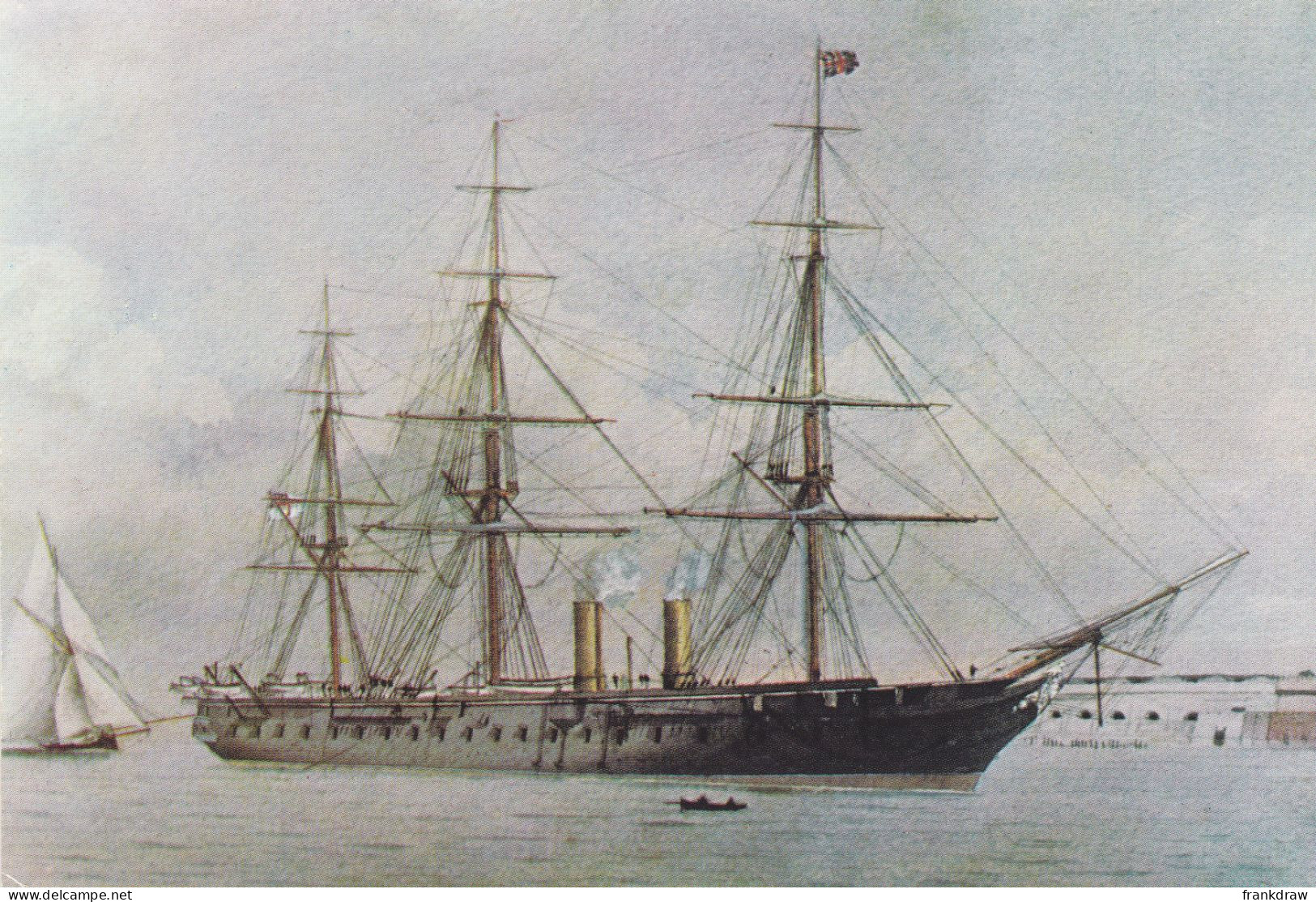 Postcard - Art - Unknown - Warrior At Portsmouth (1860's) - Card No. 78 - VG - Non Classés