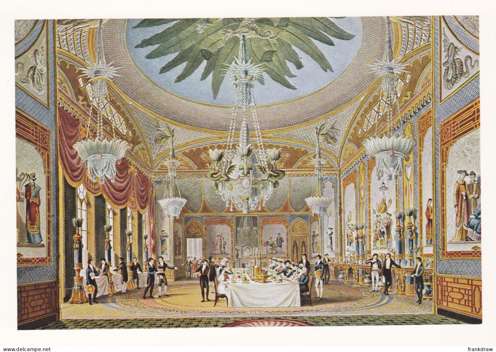 Postcard - Art - John Nash - The Royal Pavilion Brighton - Banqueting Room - Card No. C6258X - VG - Non Classés